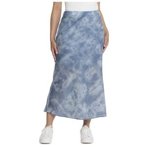 Madewell Women's Midi Slip Skirt Storm Cloud Size 8‎ New